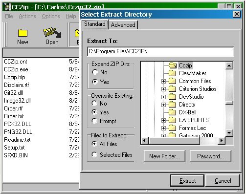 CCZip Screenshot